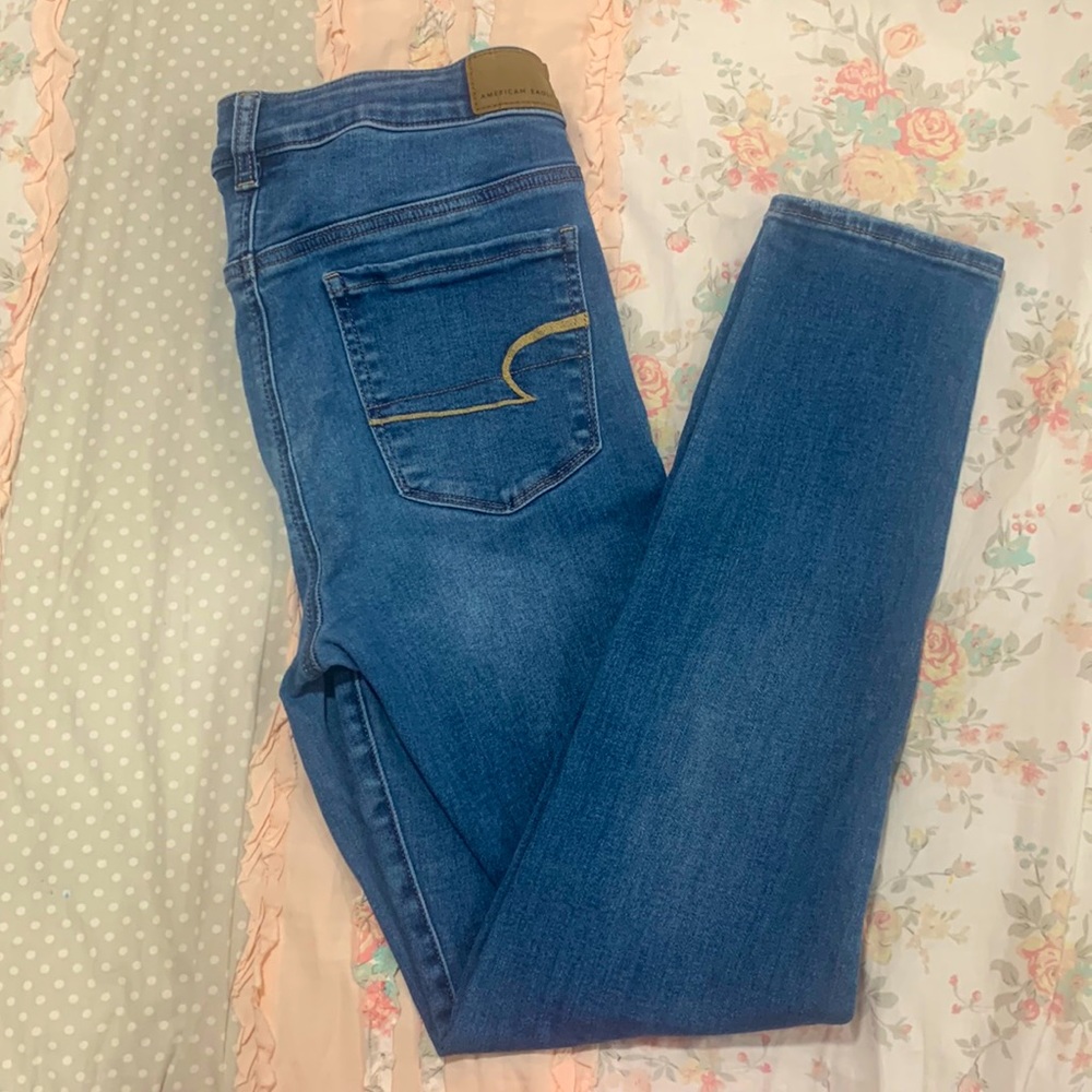 American Eagle jeans.